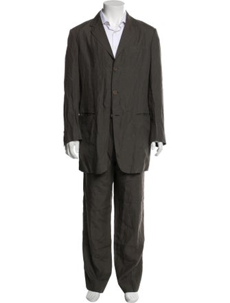 Giorgio Armani Linen Striped Two-Piece Suit