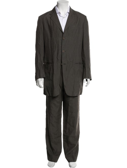 Giorgio Armani Linen Striped Two-Piece Suit