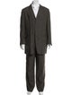 Giorgio Armani Linen Striped Two-Piece Suit