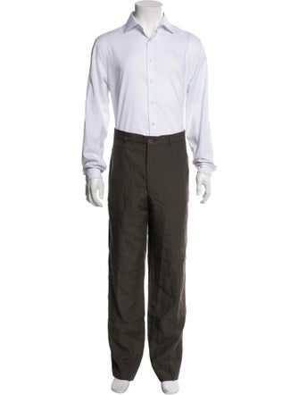 Giorgio Armani Linen Striped Two-Piece Suit