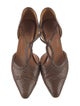 Giorgio Armani Leather T-Strap Pumps
