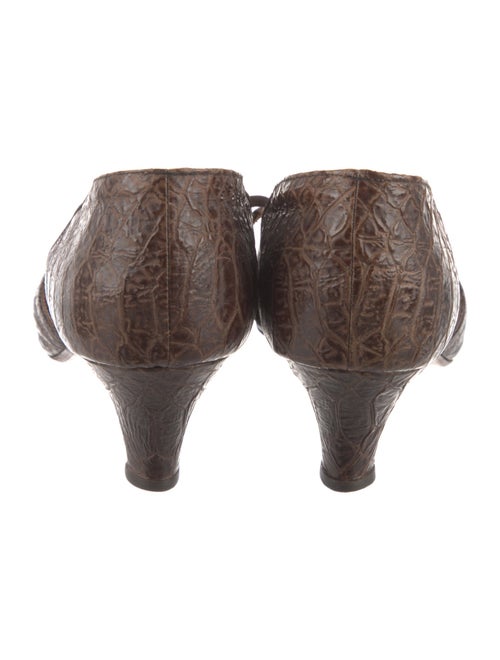 Giorgio Armani Leather T-Strap Pumps