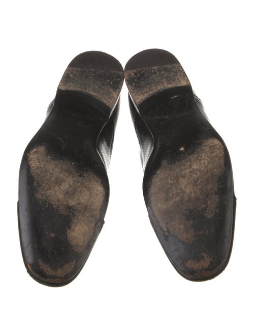 Giorgio Armani Embossed Leather Oxfords
