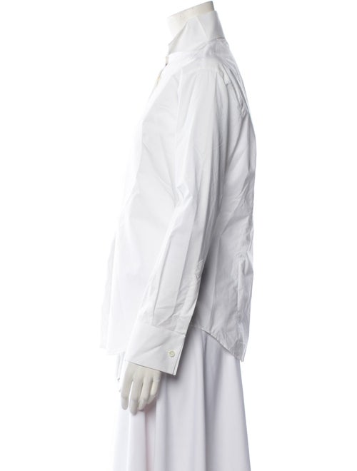 Giorgio Armani Long Sleeve Button-Up Top