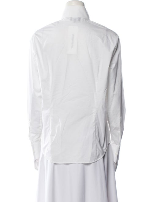 Giorgio Armani Long Sleeve Button-Up Top