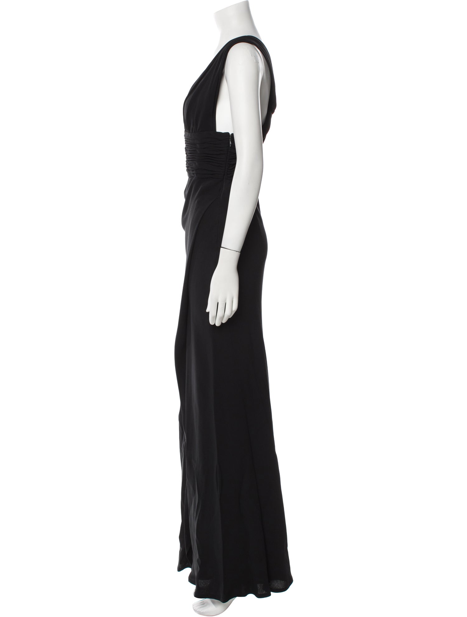 Giorgio Armani V-Neck Long Dress