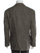 Giorgio Armani Virgin Wool Patterned Blazer