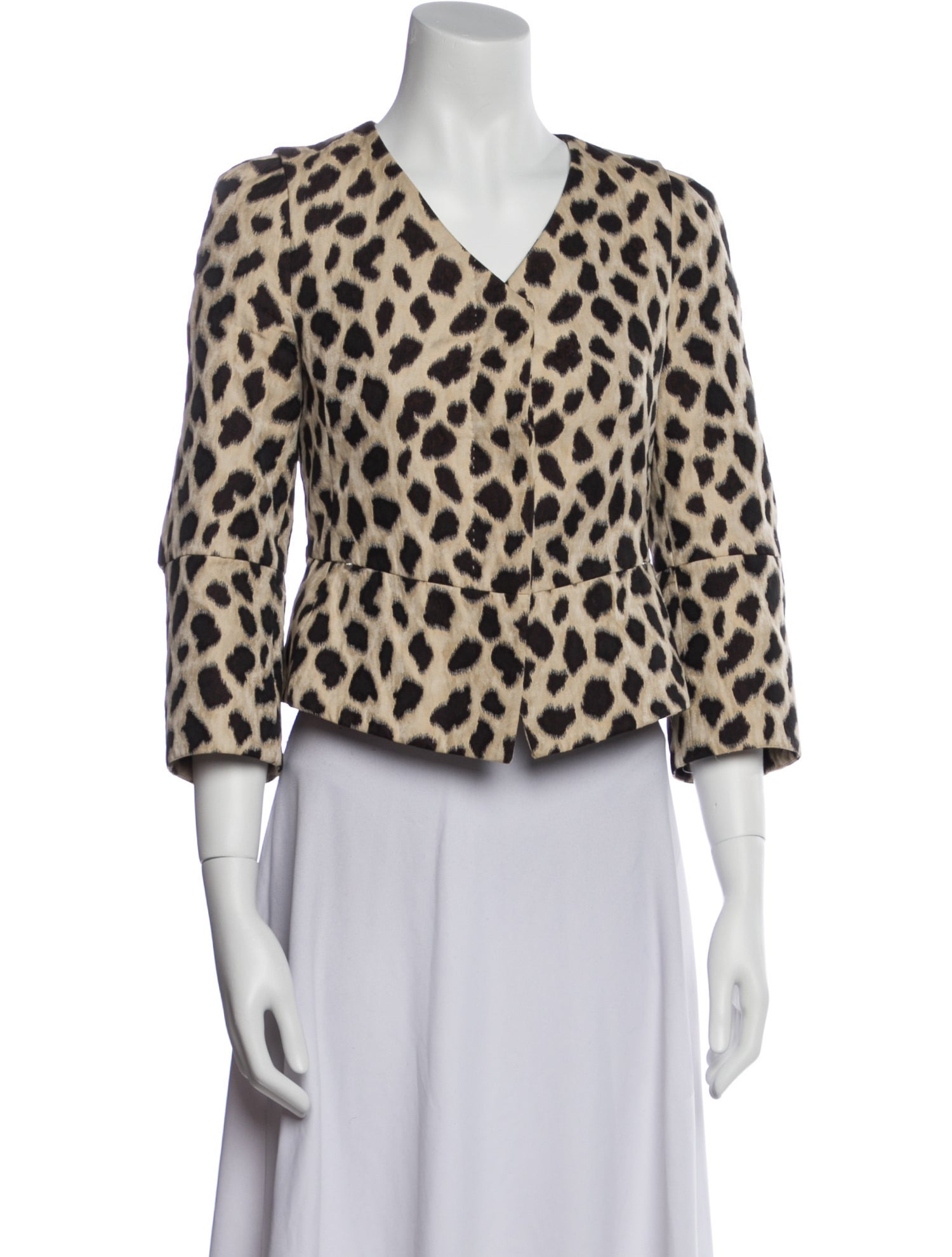 Giorgio Armani Animal Print Jacket