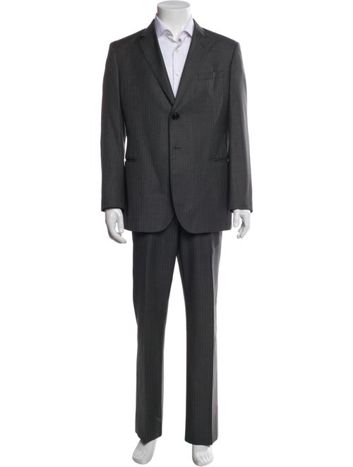 Giorgio Armani Virgin Wool Striped Two-Piece Suit