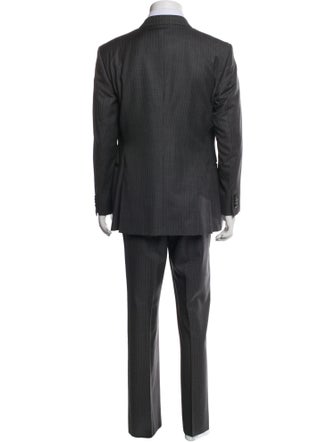 Giorgio Armani Virgin Wool Striped Two-Piece Suit