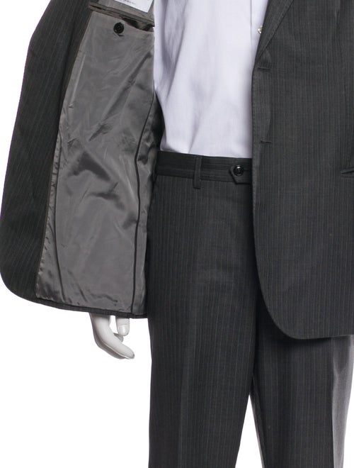 Giorgio Armani Virgin Wool Striped Two-Piece Suit