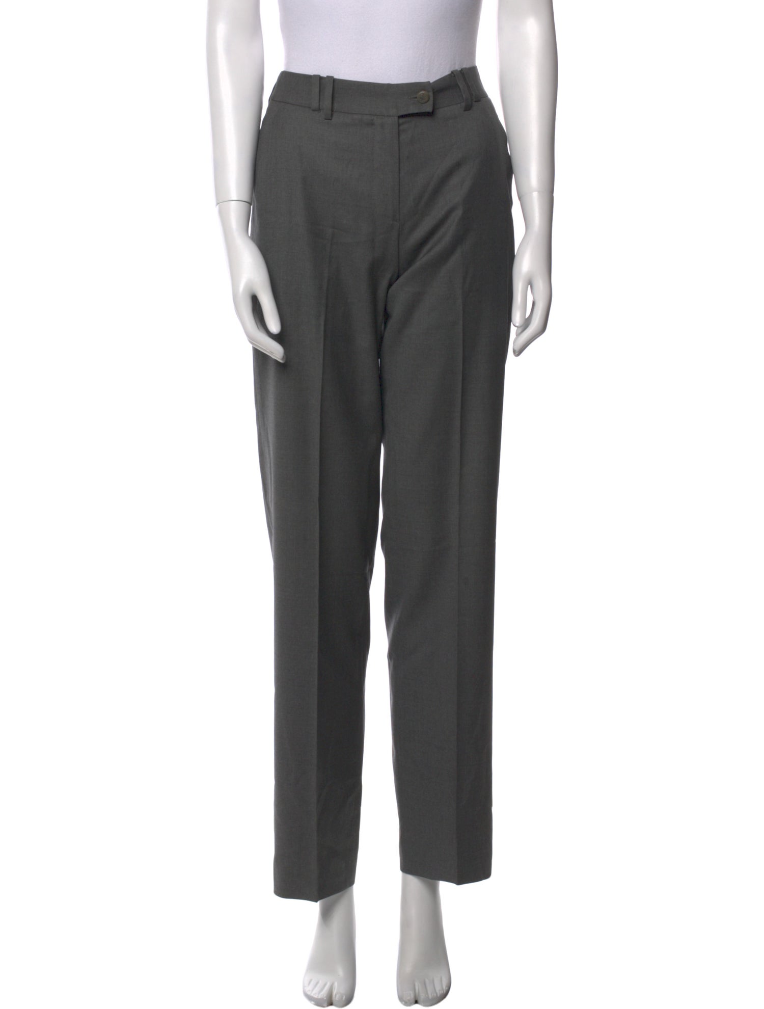 Giorgio Armani Wool Straight Leg Pants