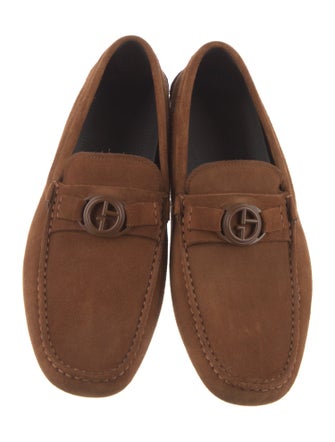 Giorgio Armani Suede Drivers