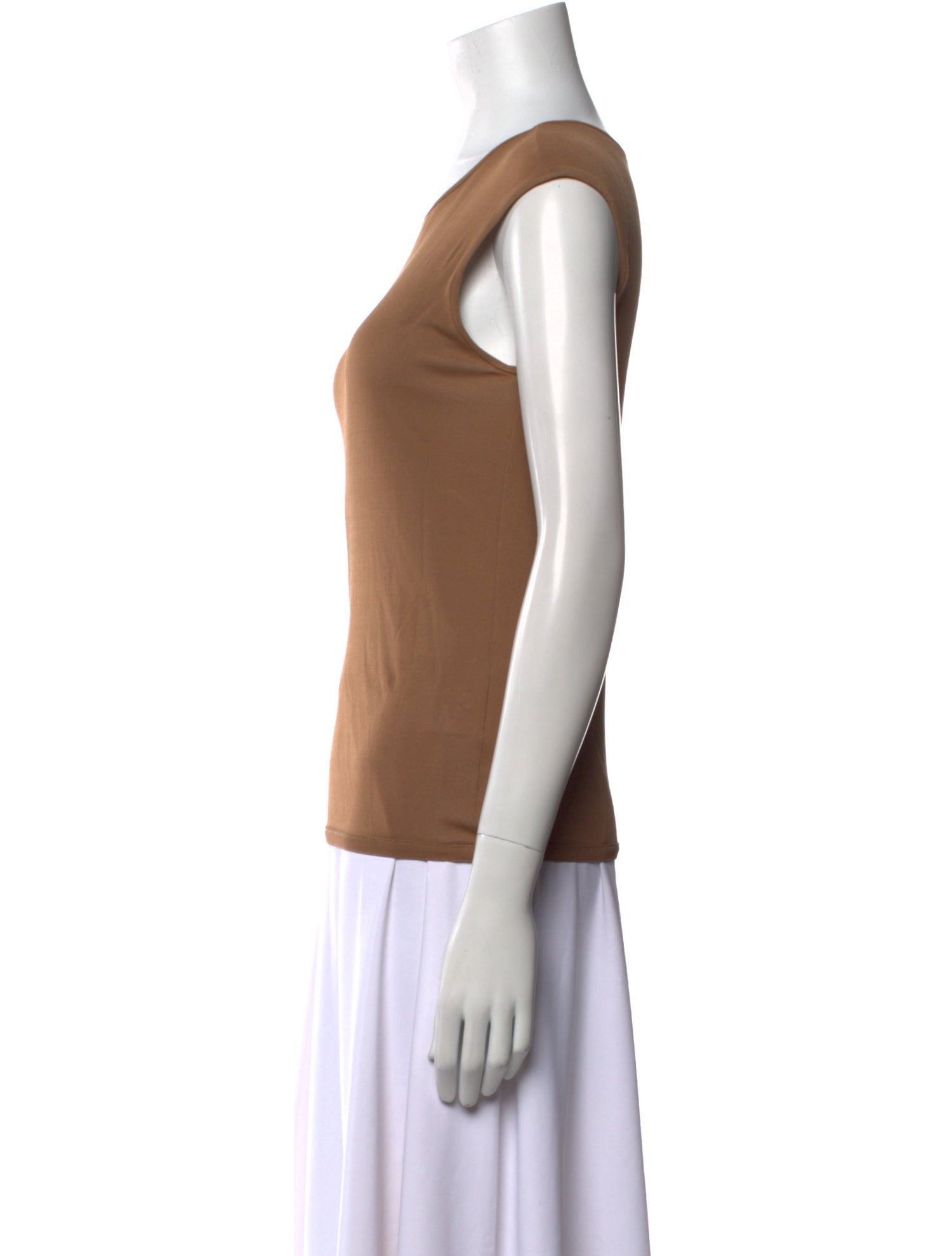 Giorgio Armani Scoop Neck Sleeveless Top