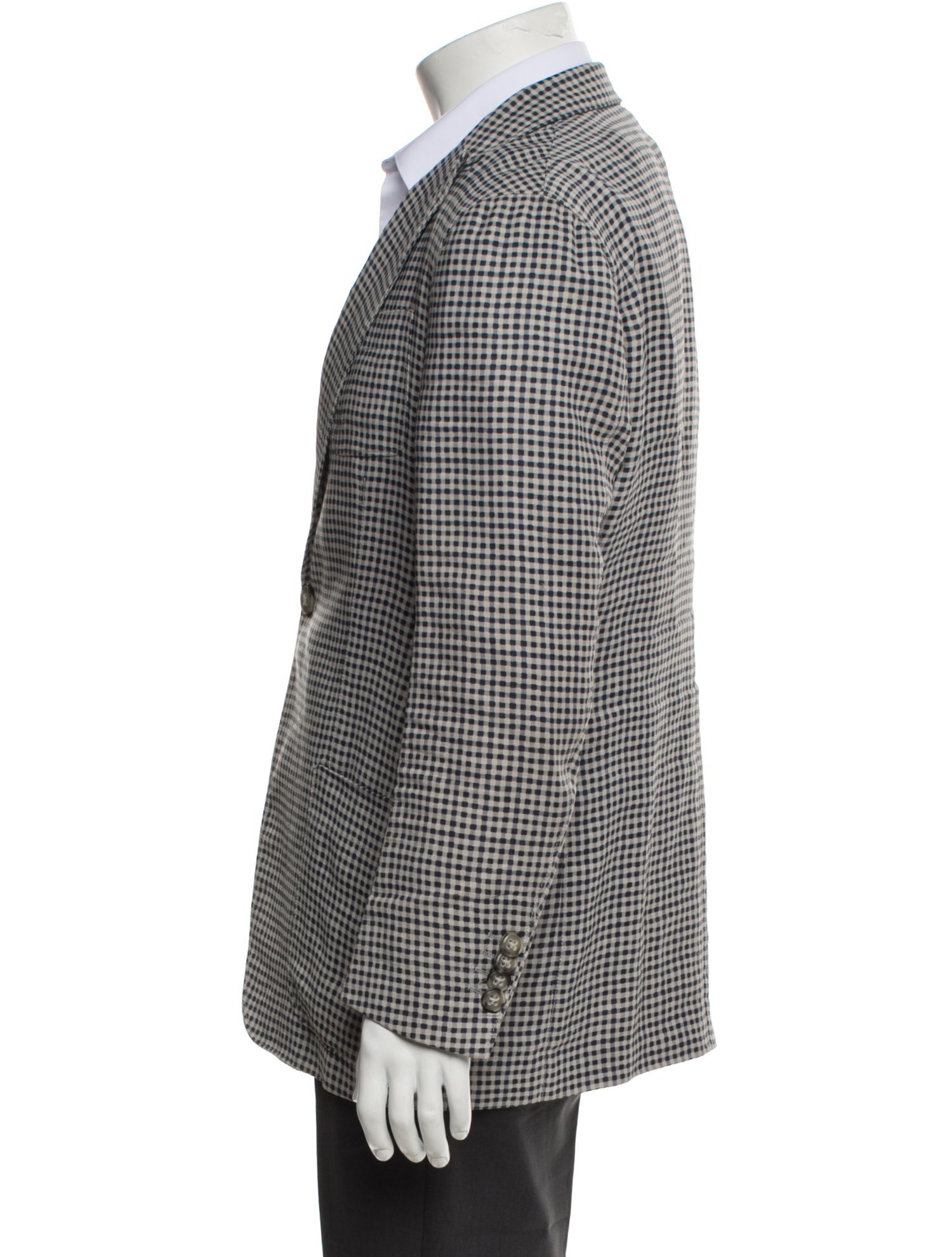 Giorgio Armani 2013 Plaid Print Sport Coat