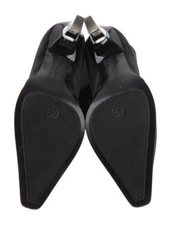 Giorgio Armani Velvet Sock Boots