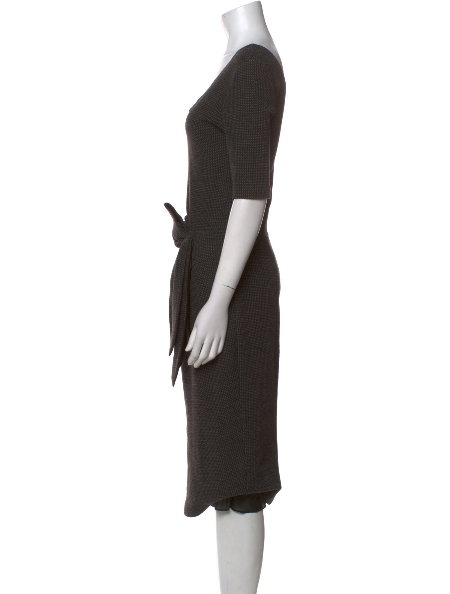 Giorgio Armani Wool Midi Length Dress