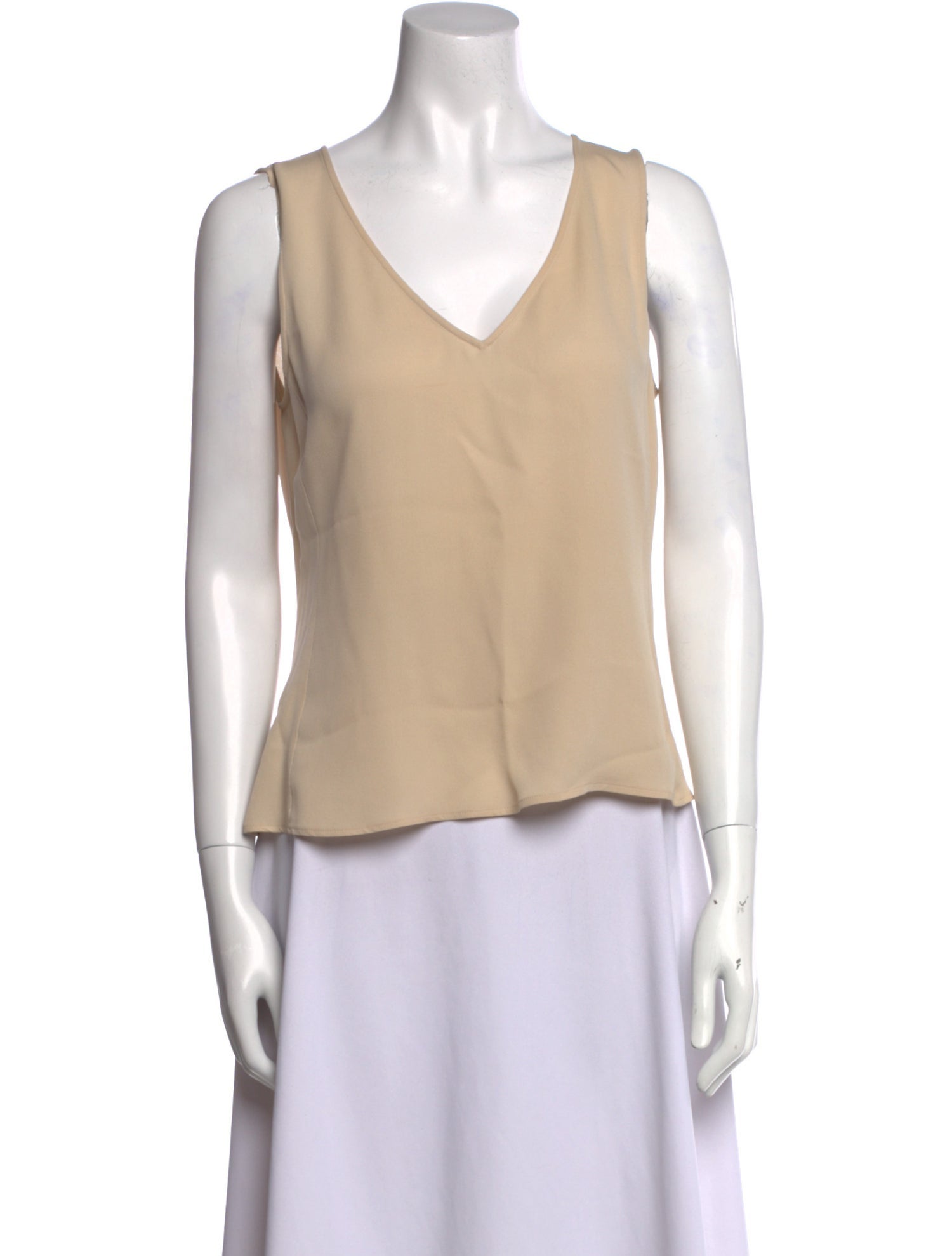 Giorgio Armani Silk V-Neck Top