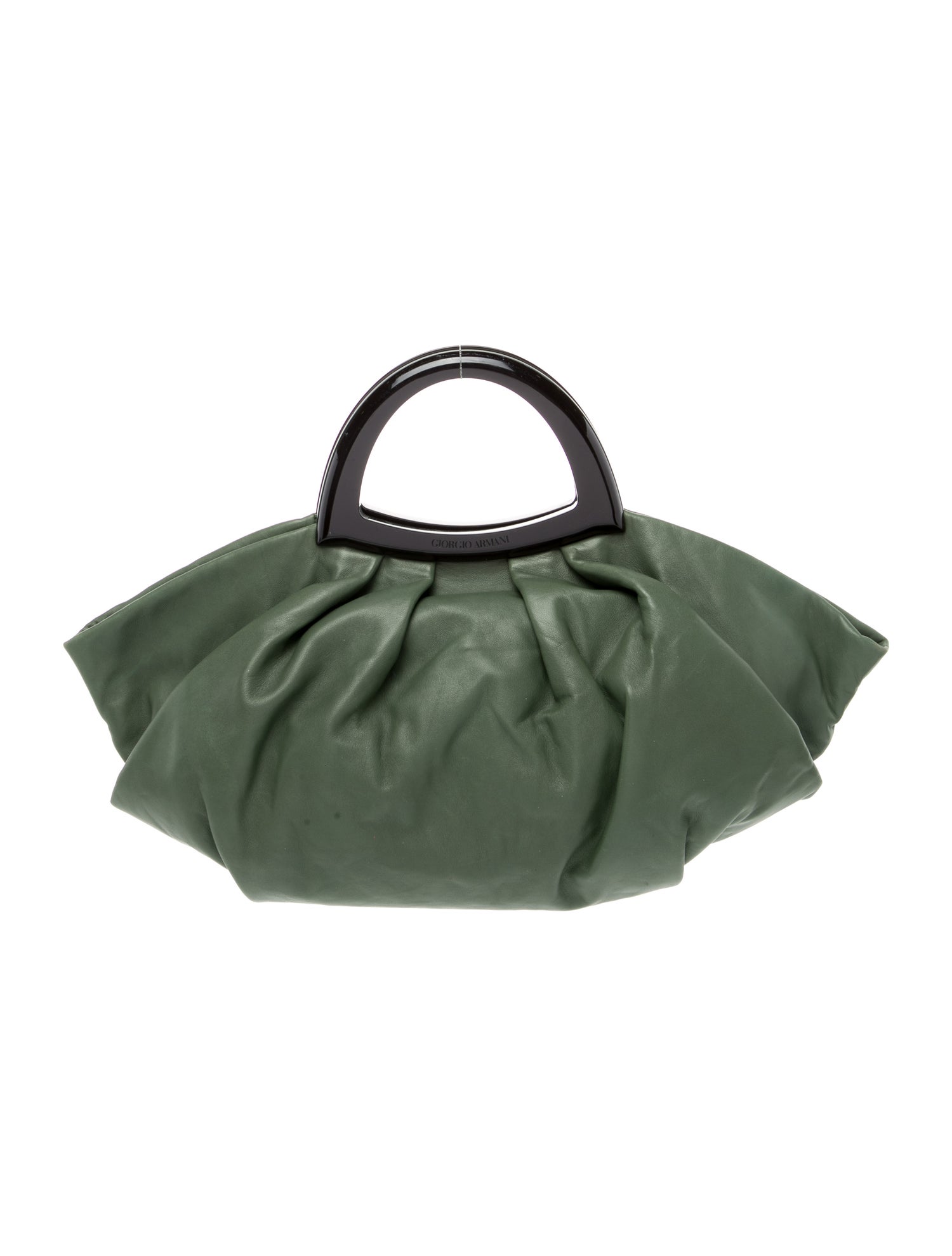 Giorgio Armani Leather Top Handle Bag