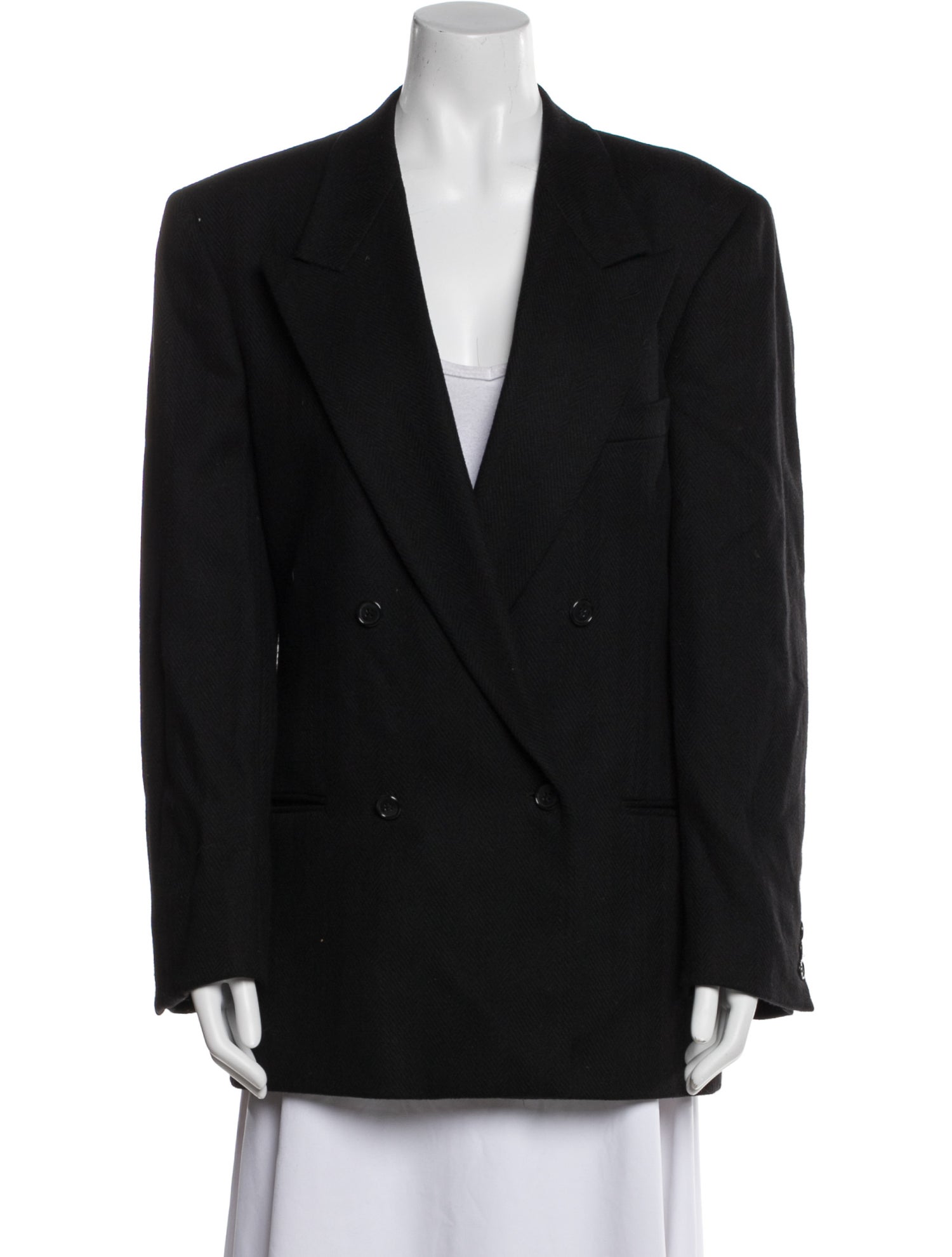 Giorgio Armani Wool Peacoat