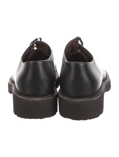 Giorgio Armani Ponyhair Chain-Link Accents Oxfords