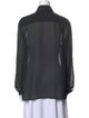 Giorgio Armani Long Sleeve Button-Up Top