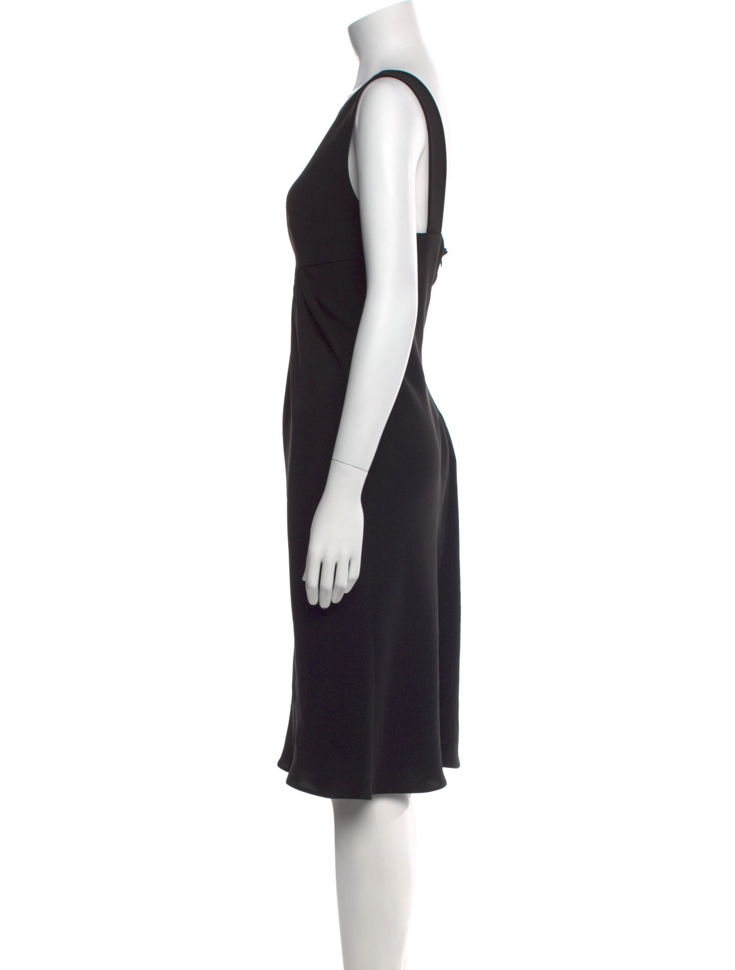 Giorgio Armani Bateau Neckline Midi Length Dress