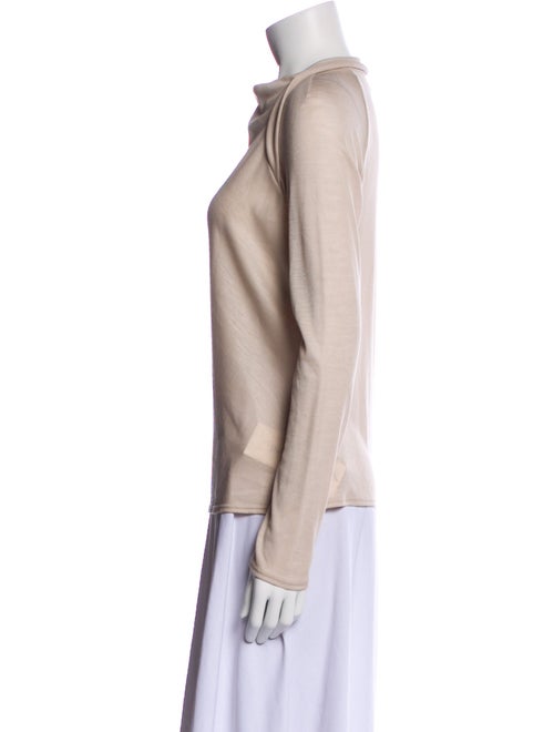 Giorgio Armani Virgin Wool Cowl Neck Top