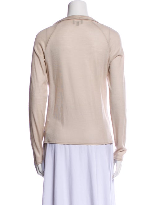 Giorgio Armani Virgin Wool Cowl Neck Top