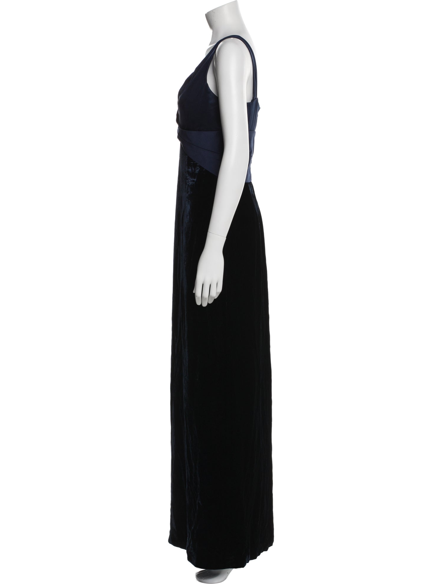 Giorgio Armani V-Neck Long Dress