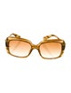 Giorgio Armani Square Gradient Sunglasses