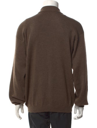 Giorgio Armani Wool Collar Cardigan