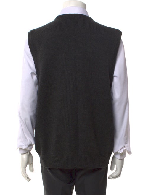 Giorgio Armani Wool Striped Cardigan