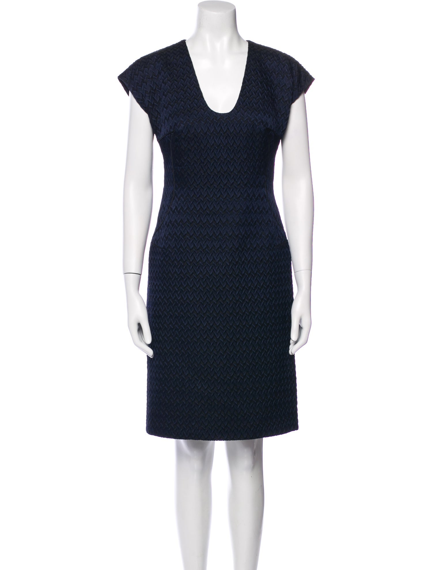 Giorgio Armani Wool Knee-Length Dress