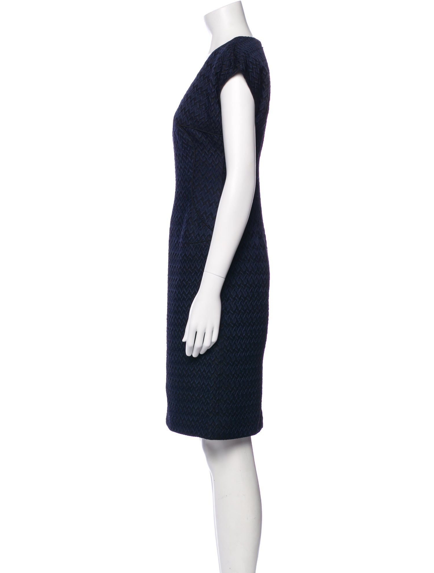 Giorgio Armani Wool Knee-Length Dress
