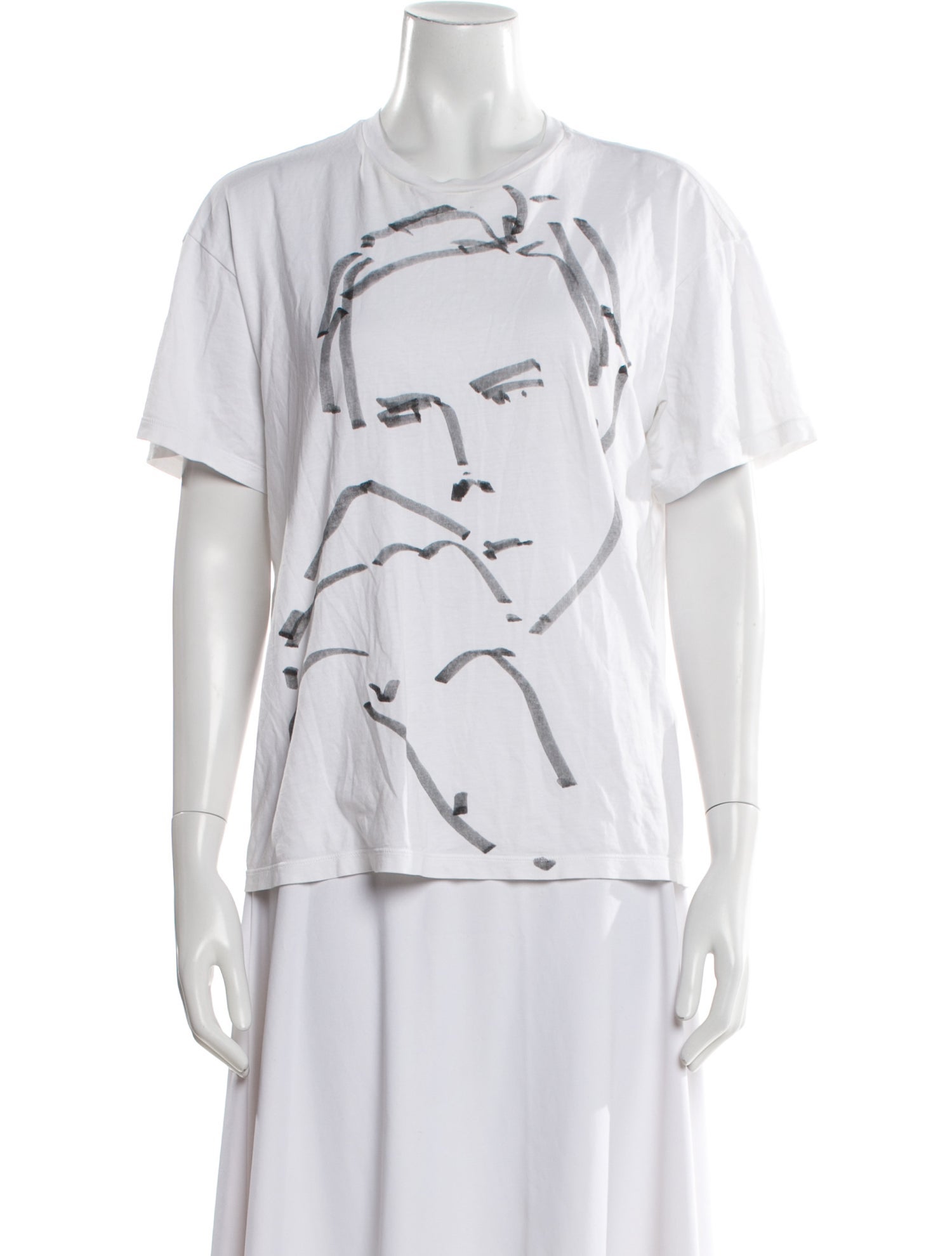 Giorgio Armani Graphic Print Crew Neck T-Shirt