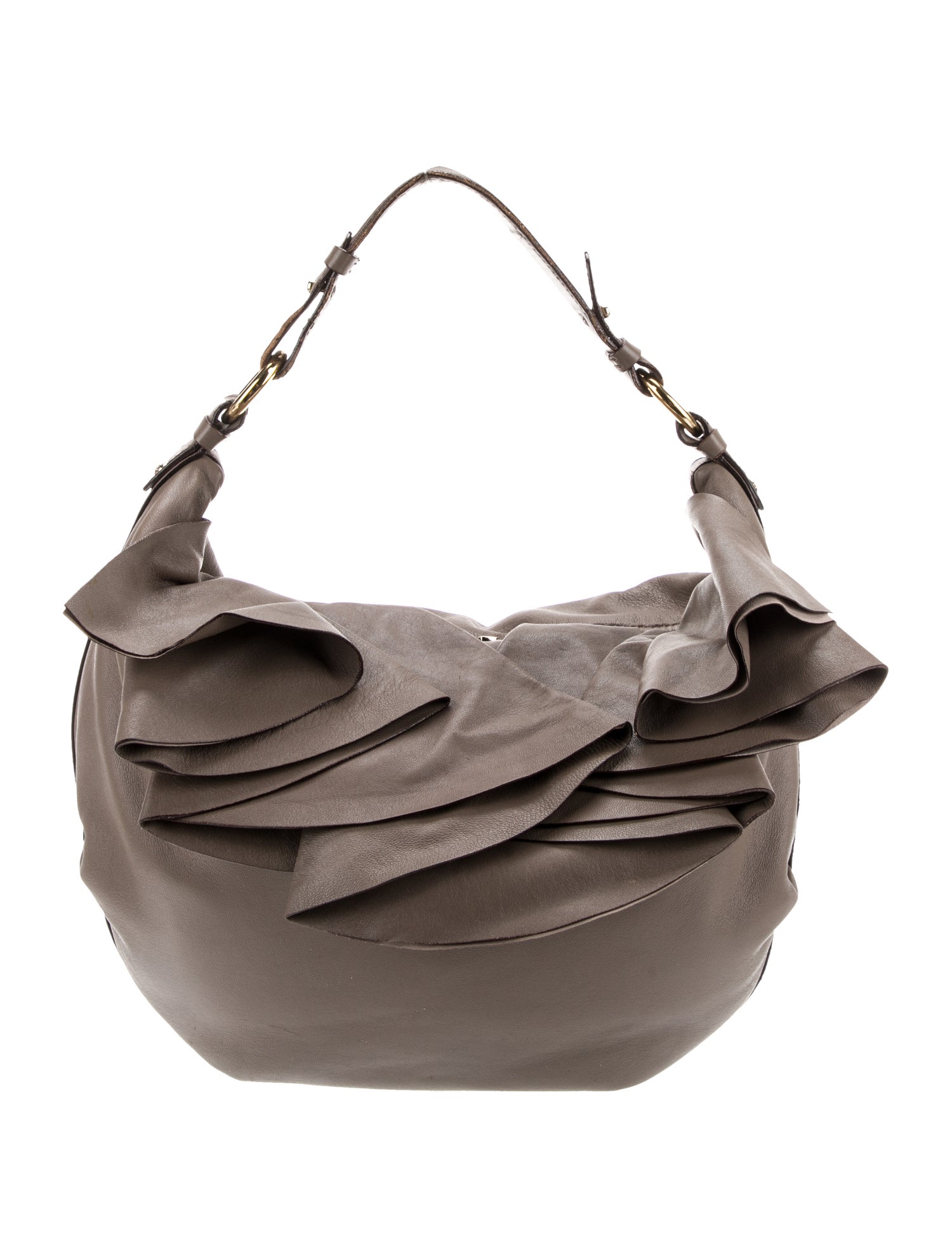 Giorgio Armani Leather Top Handle Bag