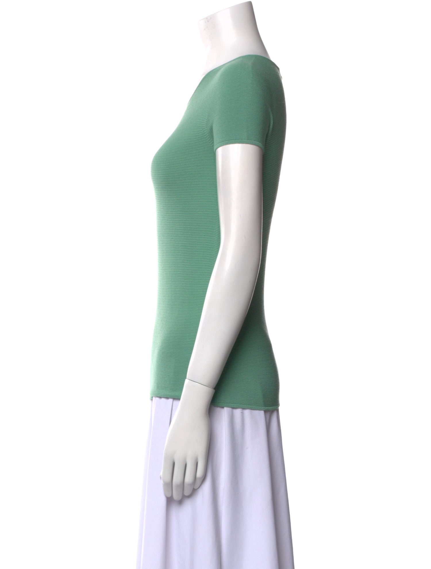 Giorgio Armani Scoop Neck Short Sleeve T-Shirt