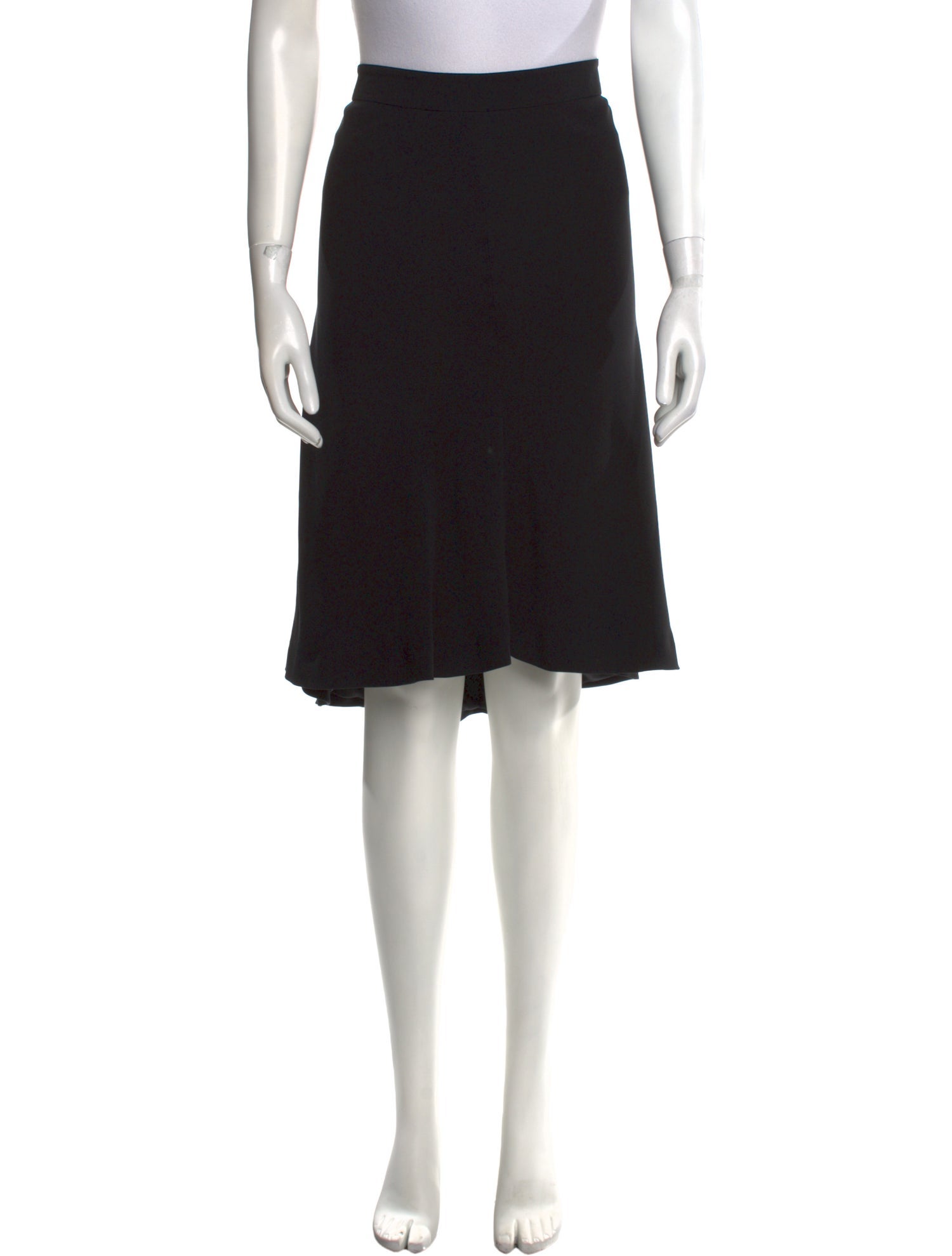Giorgio Armani Pleated Accents Knee-Length Skirt