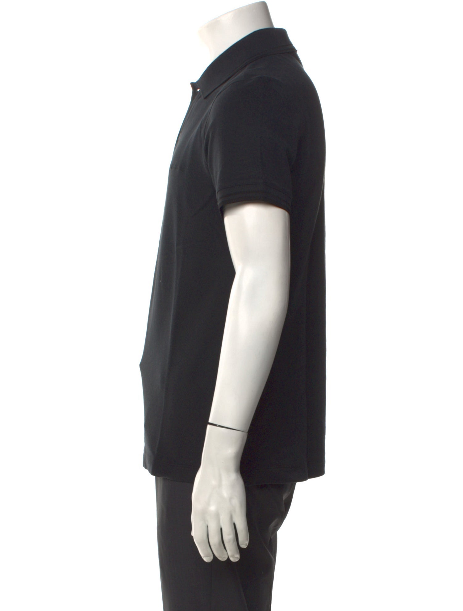 Giorgio Armani Crew Neck Short Sleeve Polo Shirt