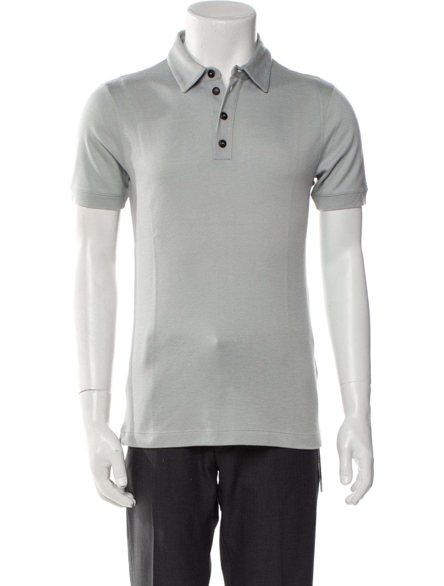 Giorgio Armani Cashmere Collar Polo Shirt