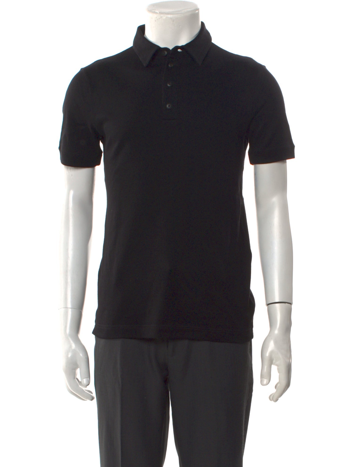 Giorgio Armani Cashmere Crew Neck Polo Shirt