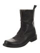 Giorgio Armani Leather Combat Boots