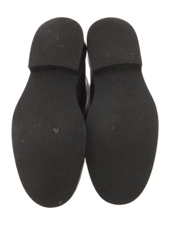 Giorgio Armani Leather Combat Boots