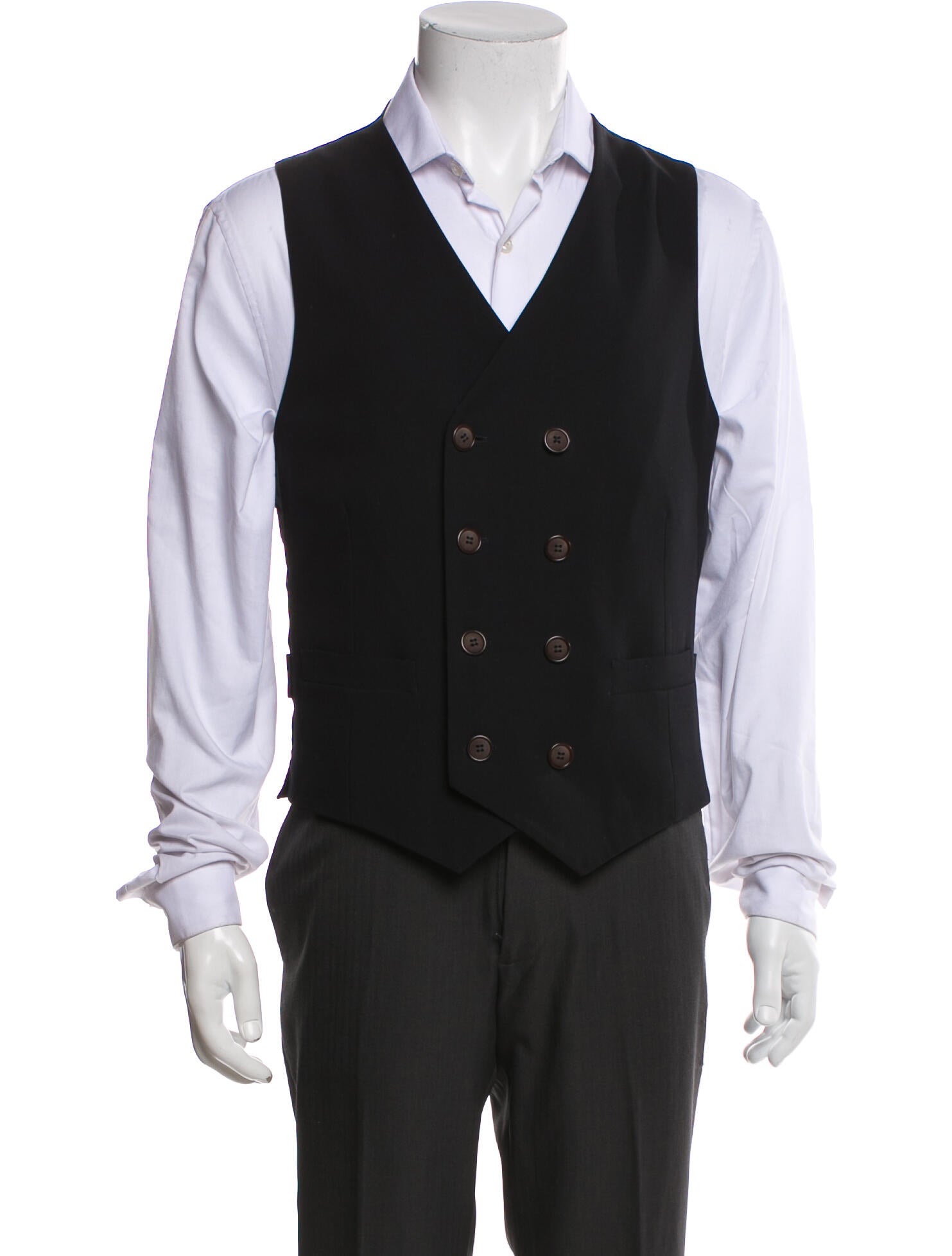 Giorgio Armani Virgin Wool Suit Vest