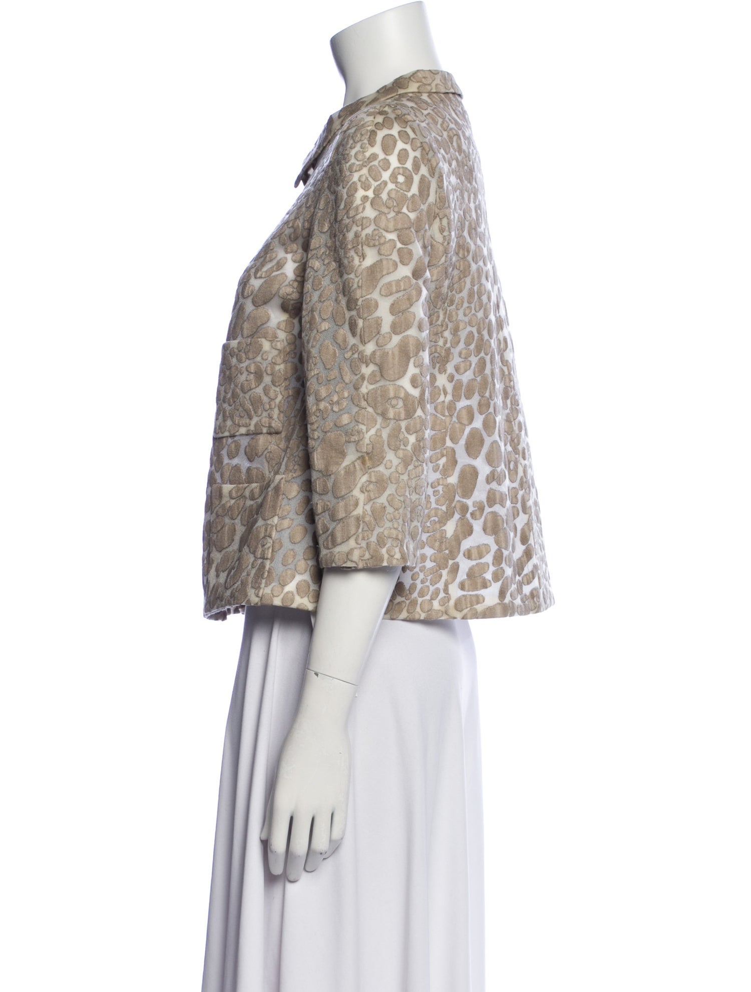 Giorgio Armani Animal Print Evening Jacket