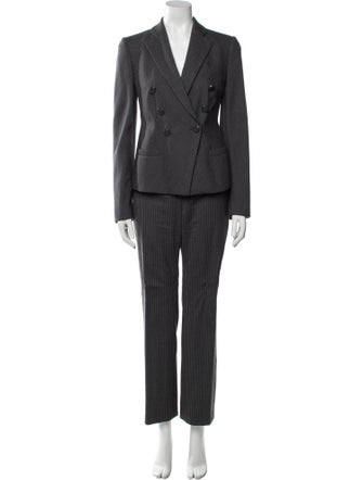 Giorgio Armani Wool Striped Pantsuit