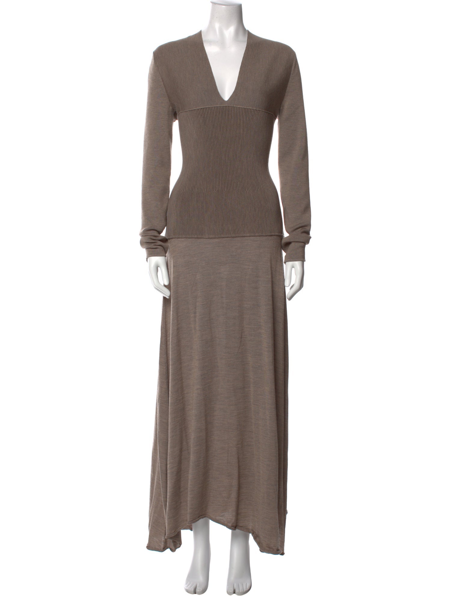 Giorgio Armani Virgin Wool Long Dress