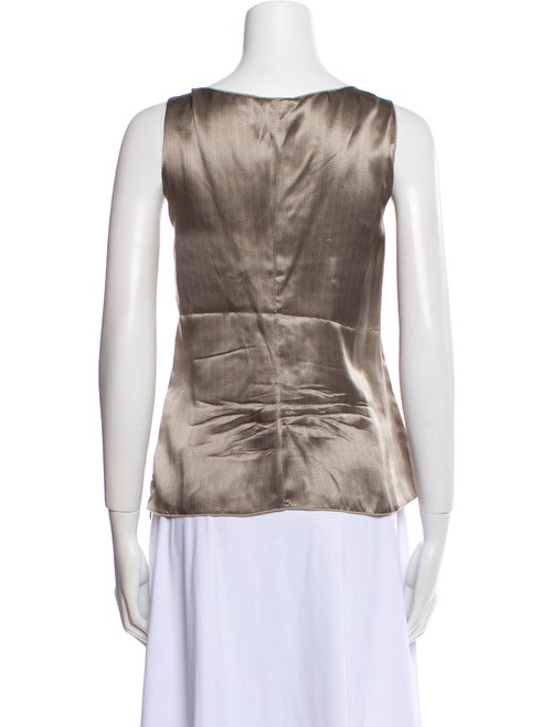 Giorgio Armani Silk V-Neck Top