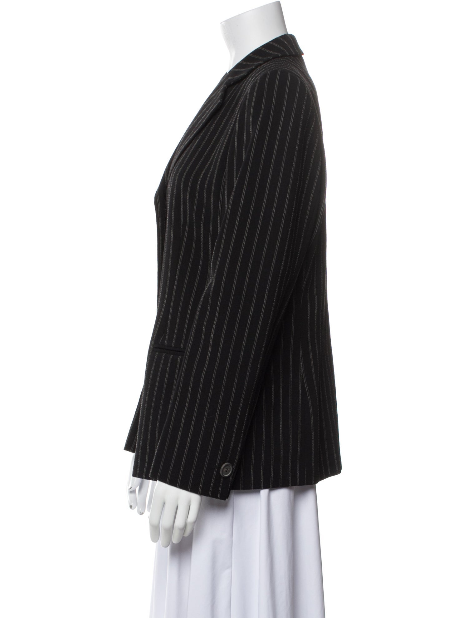 Giorgio Armani Virgin Wool Striped Blazer